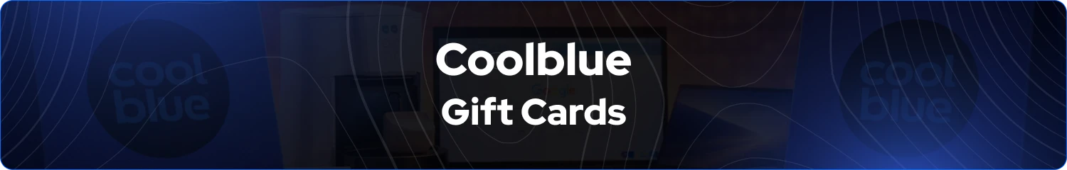 Banner de tarjetas de regalo Coolblue