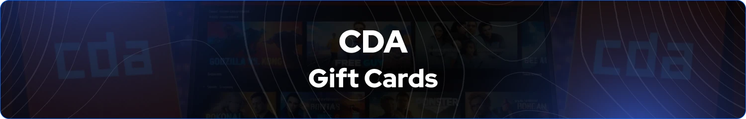 Banner de tarjetas de regalo CDA