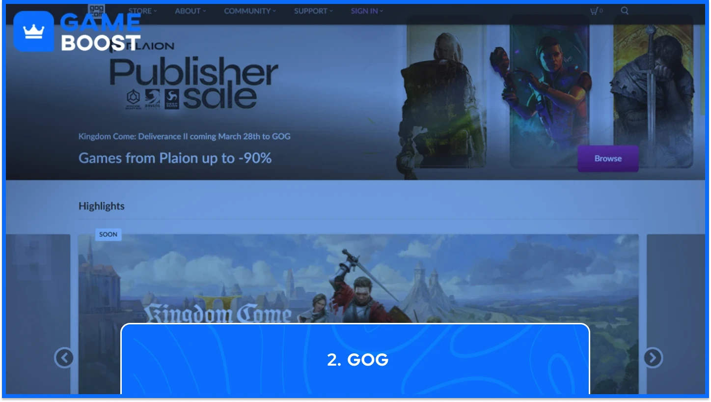 ключи игр GOG