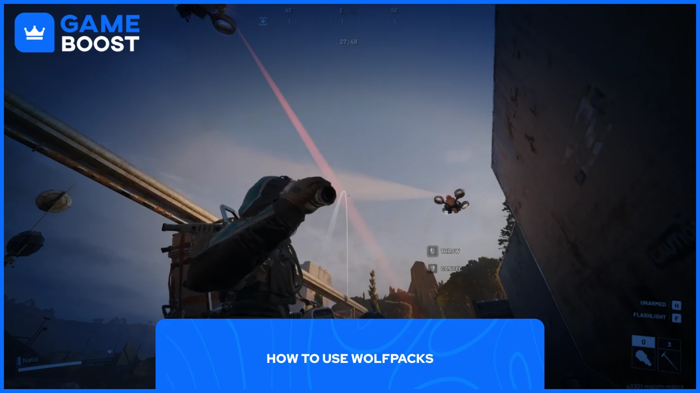 一名玩家对Leap怪物投掷wolfpack的图片