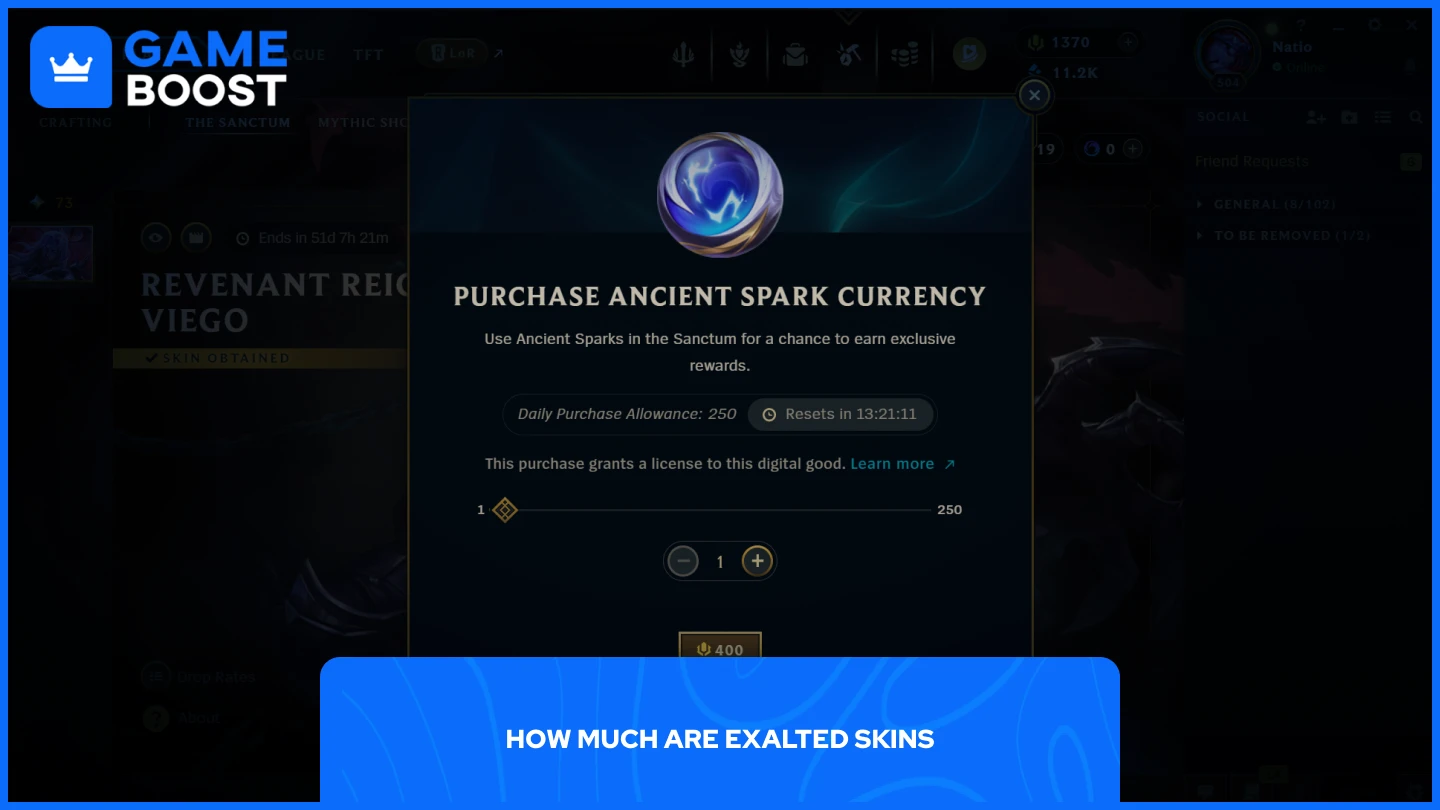 obrazek monitu zakupu ancient sparks