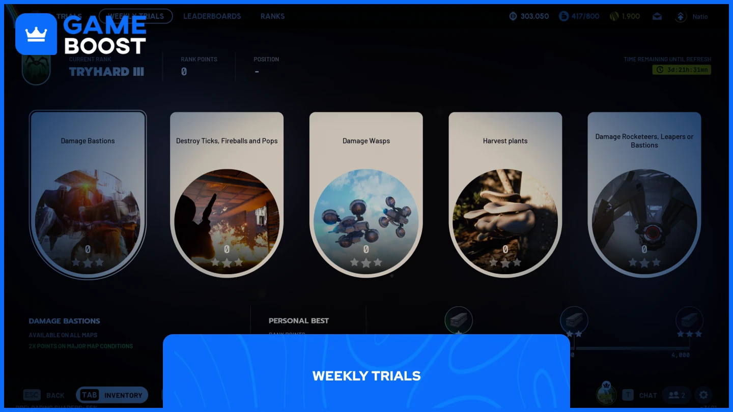 uma imagem dos Weekly Trials em arc raiders