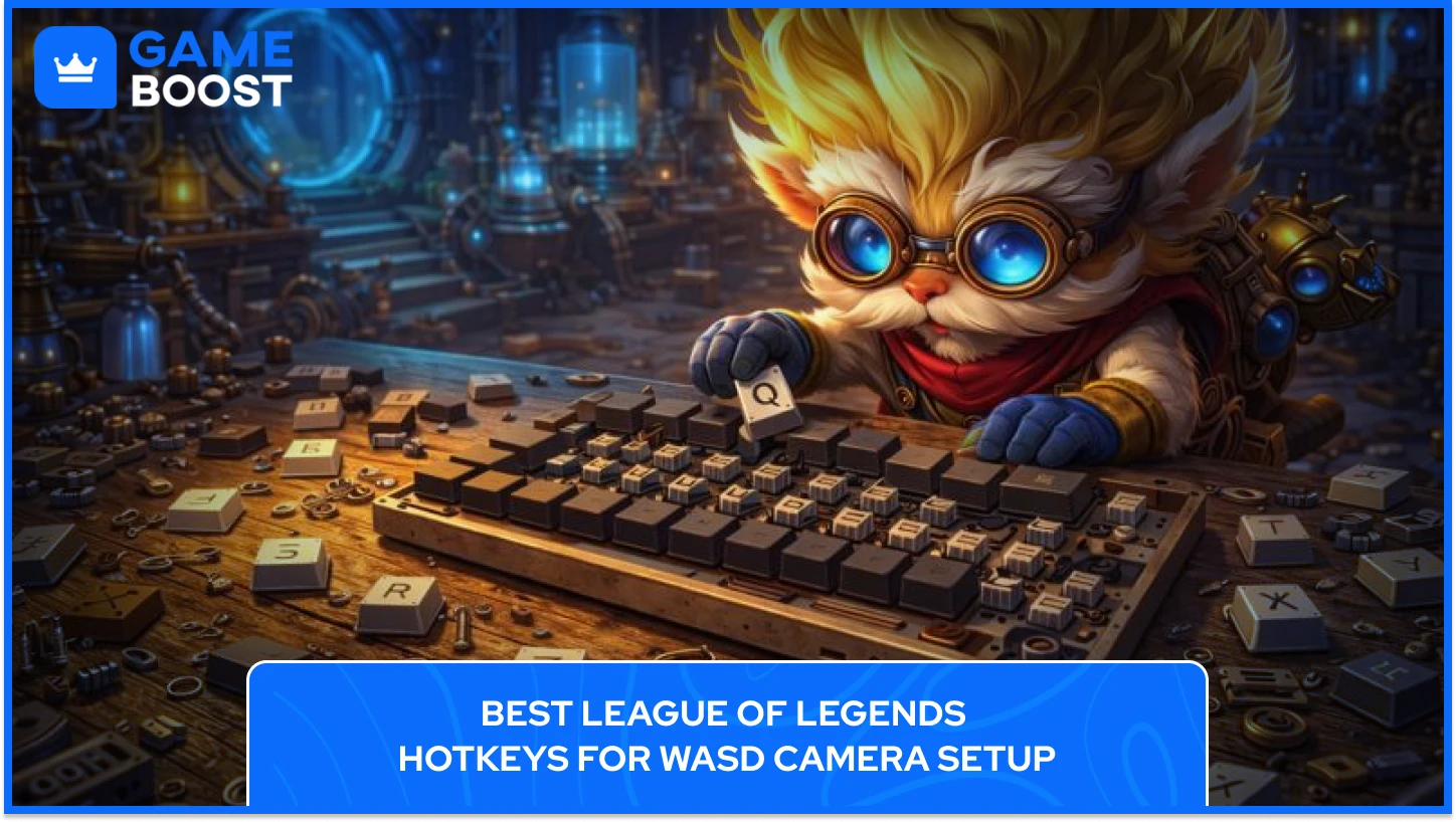 Touches rapides League of Legends pour configuration WASD