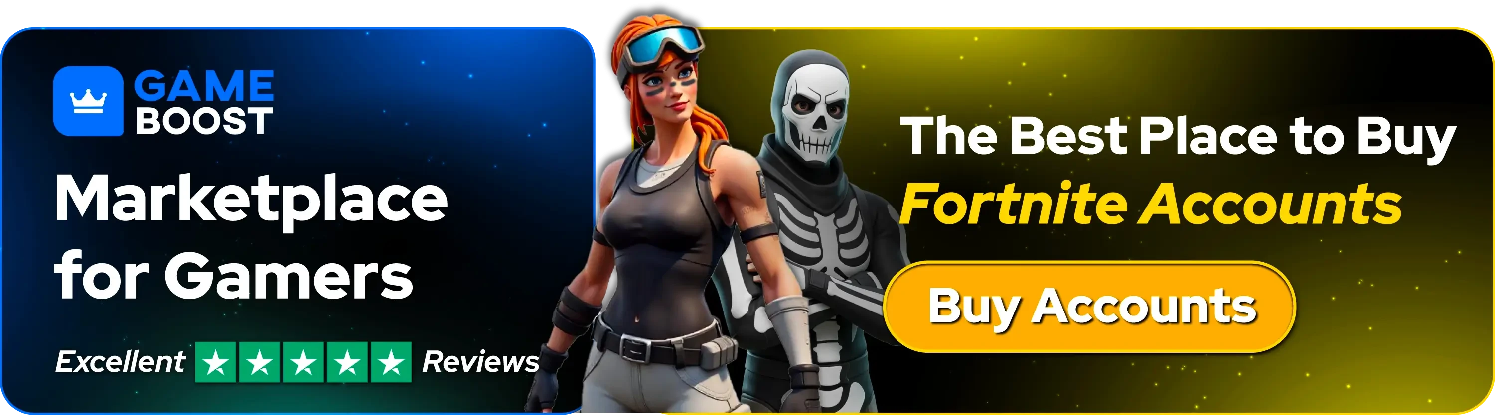 gameboost fortnite accounts banner