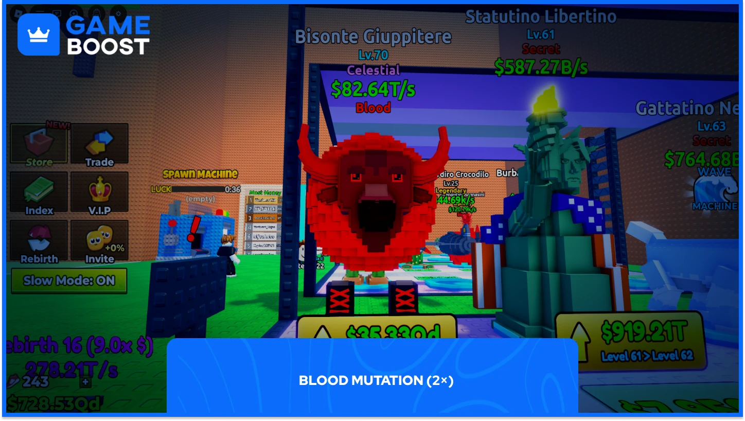 blood mutation bisonte giuppitere