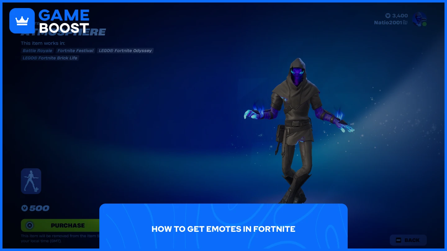 アイテムショップでのエモートの画像