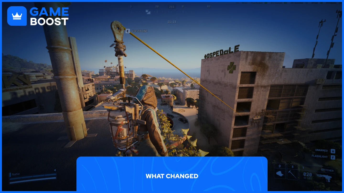 埋藏城市中拉链滑道的图片