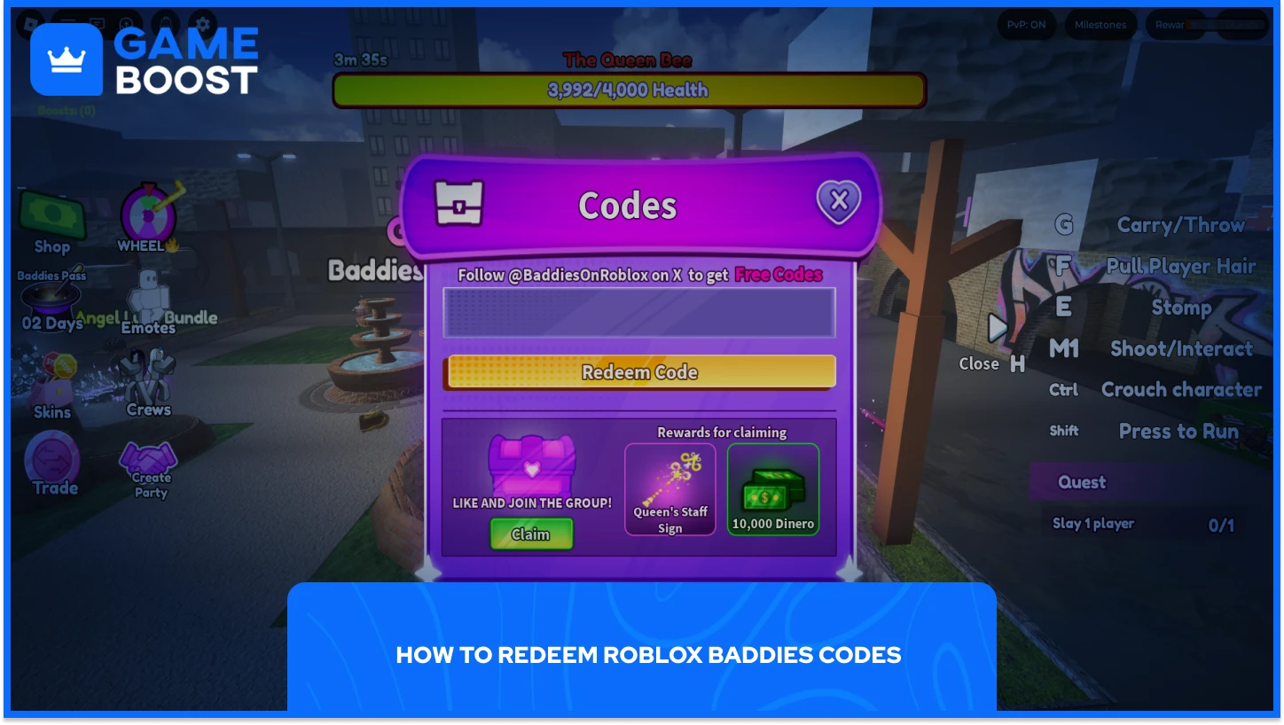 baddies codes
