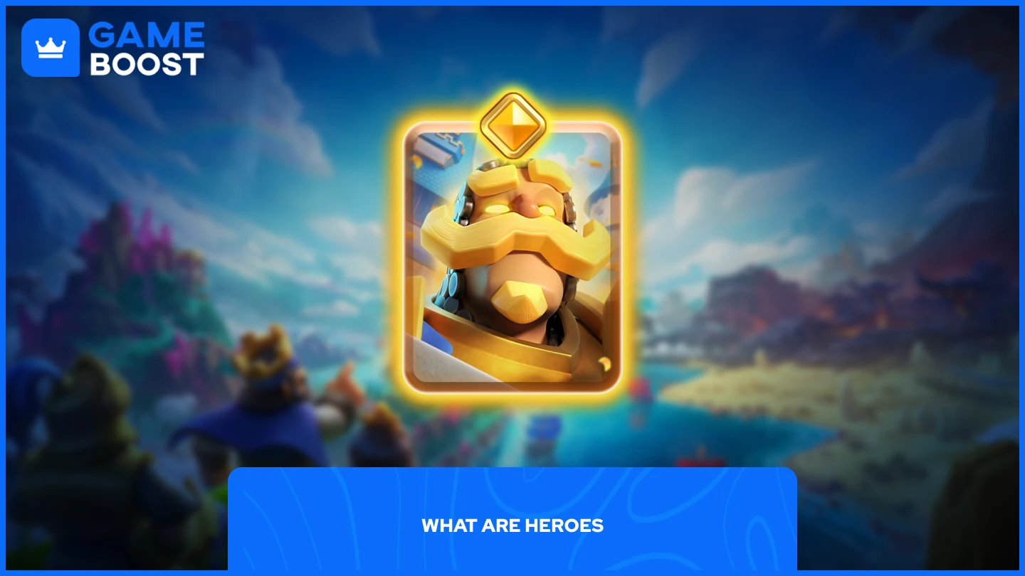 una imagen de un héroe en clash royale