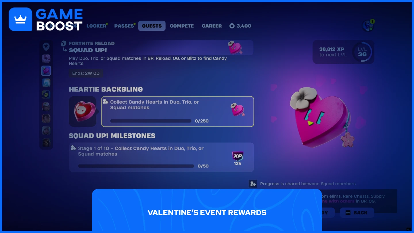 a picture of Valentine’s Event Rewards