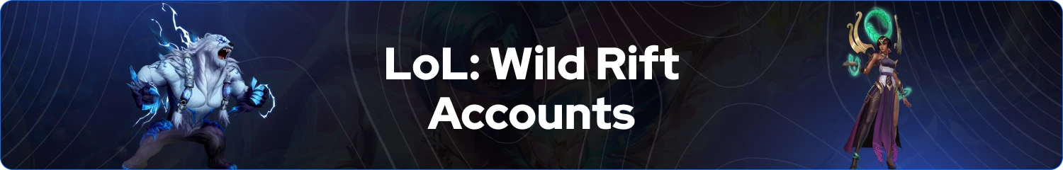 lol wild rift accounts