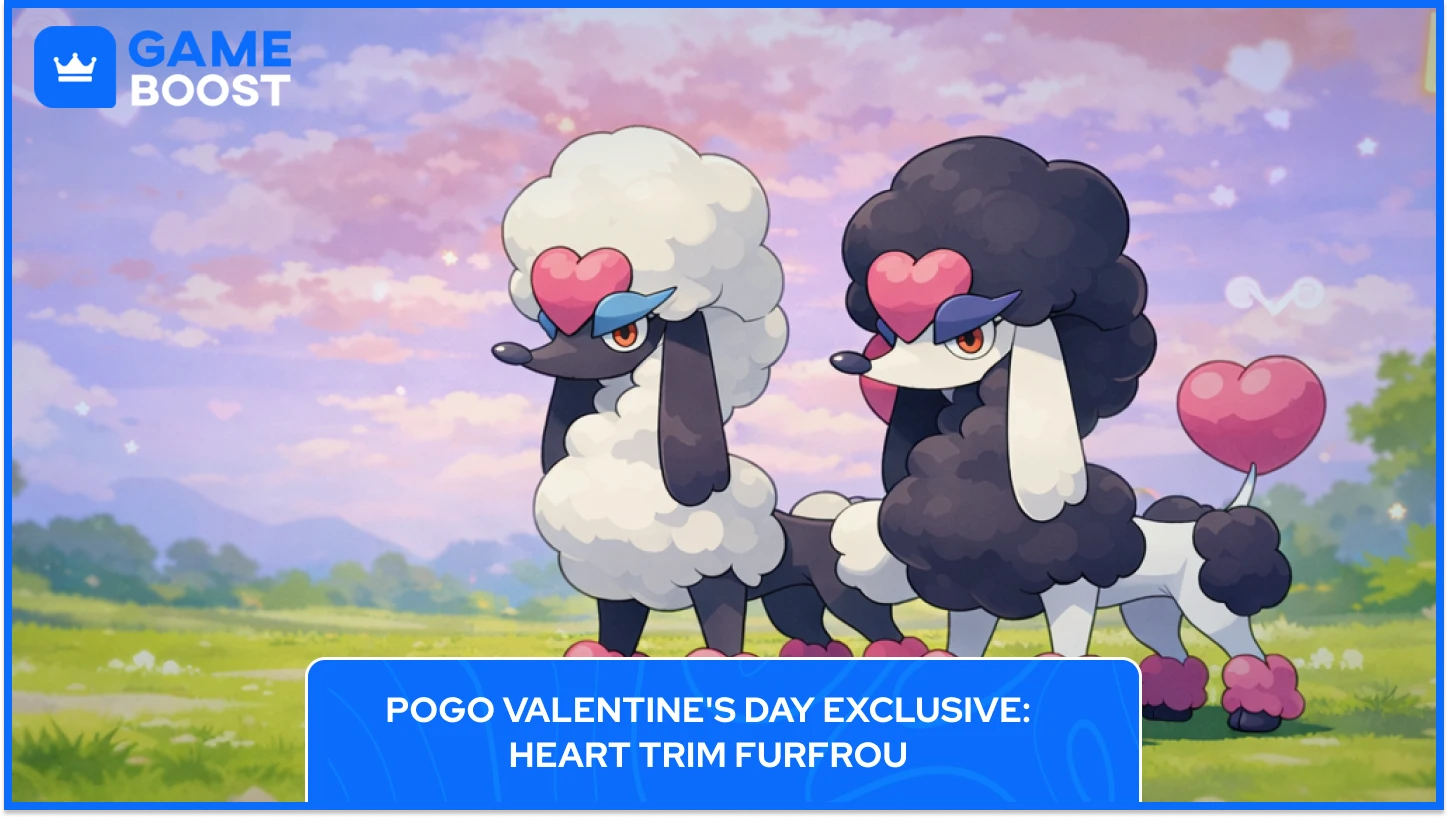 POGO Valentine's Heart Trim Furfrou