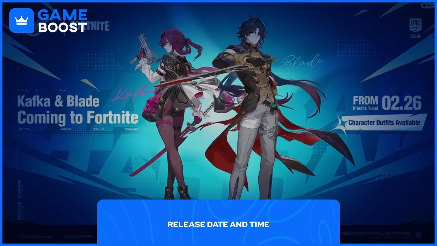 a picture of kafka and blade skins in fortnite