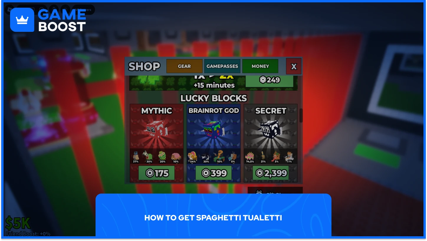 steal a brainrot lucky blocks shop