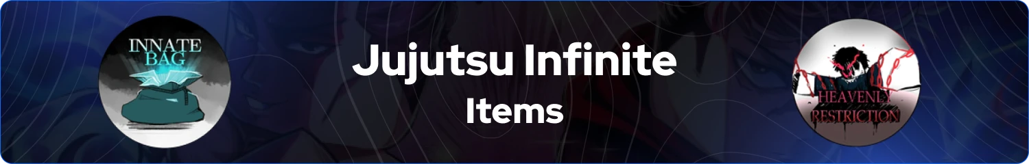 jujutsu infinite items