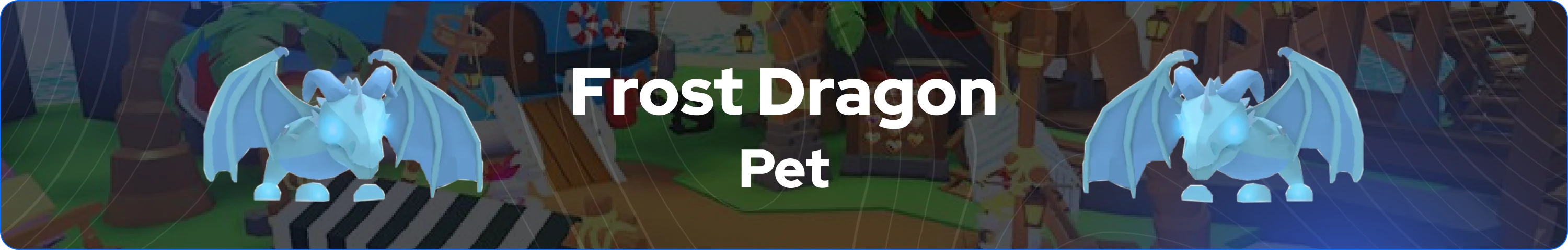 frost dragon adopt me banner