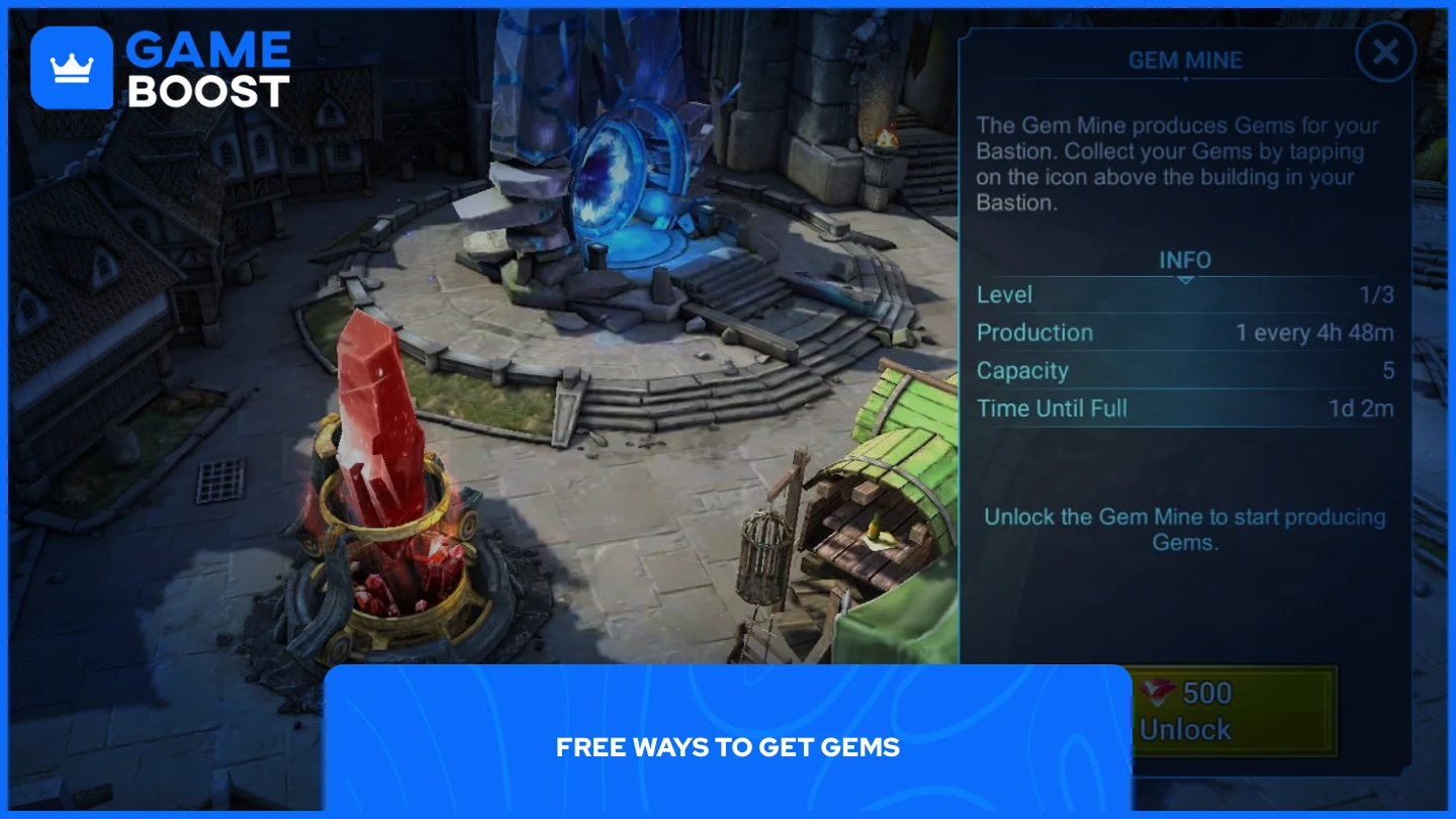 a picture of the gem mine in raid shadow legends