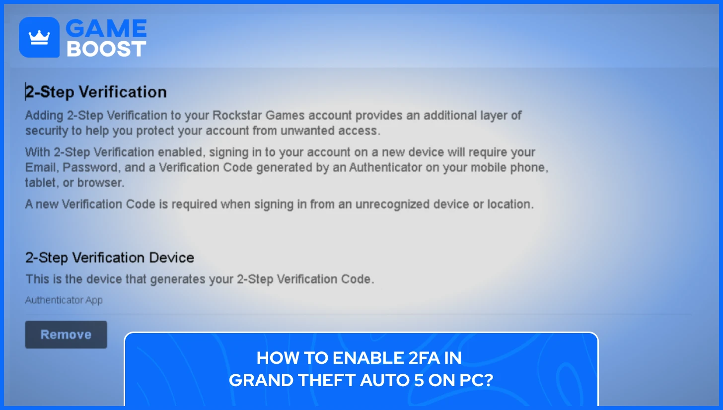 Grand Theft Auto 5 pc'de 2FA Etkinleştir