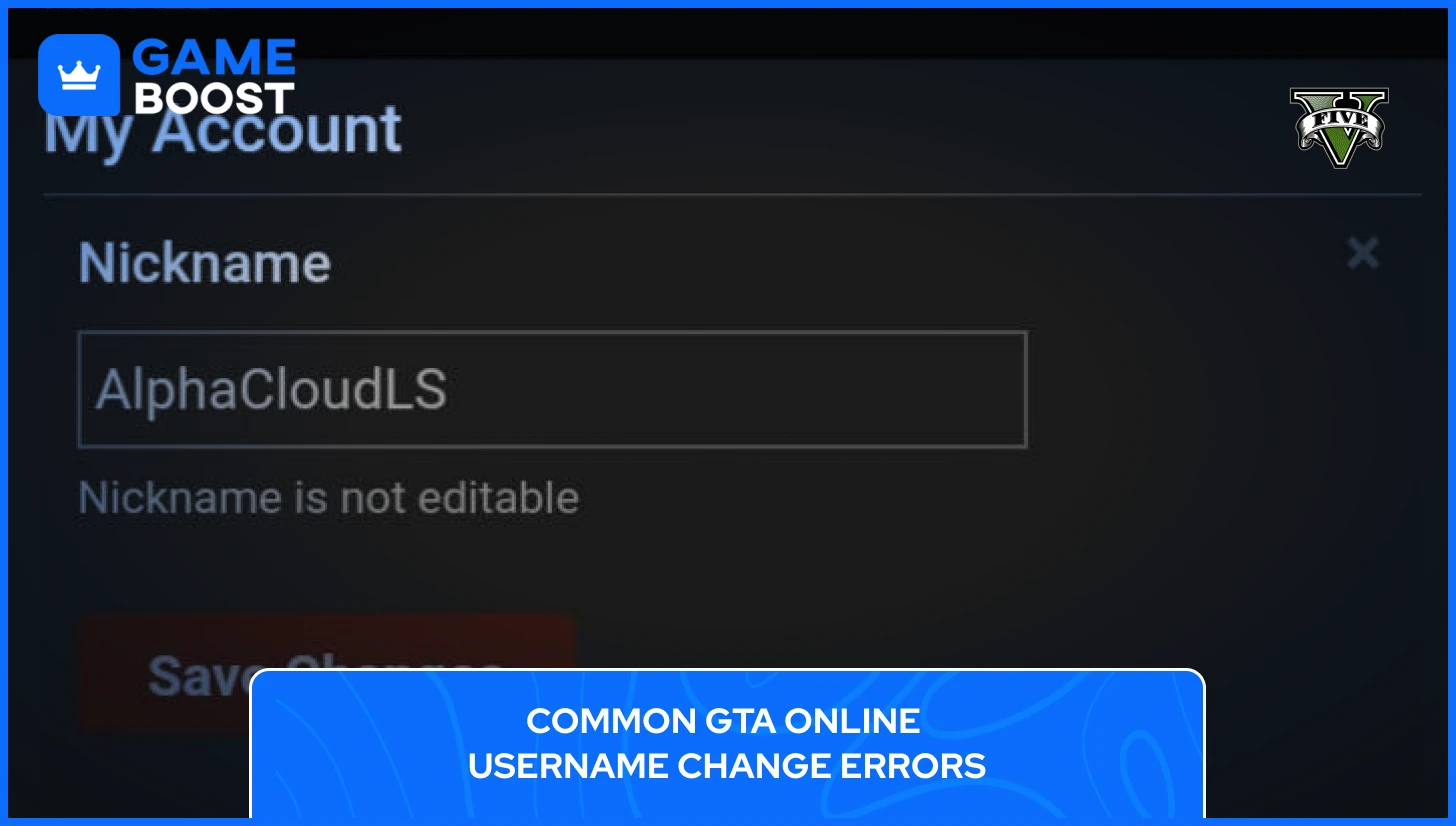 pogreške pri promjeni imena u gta online