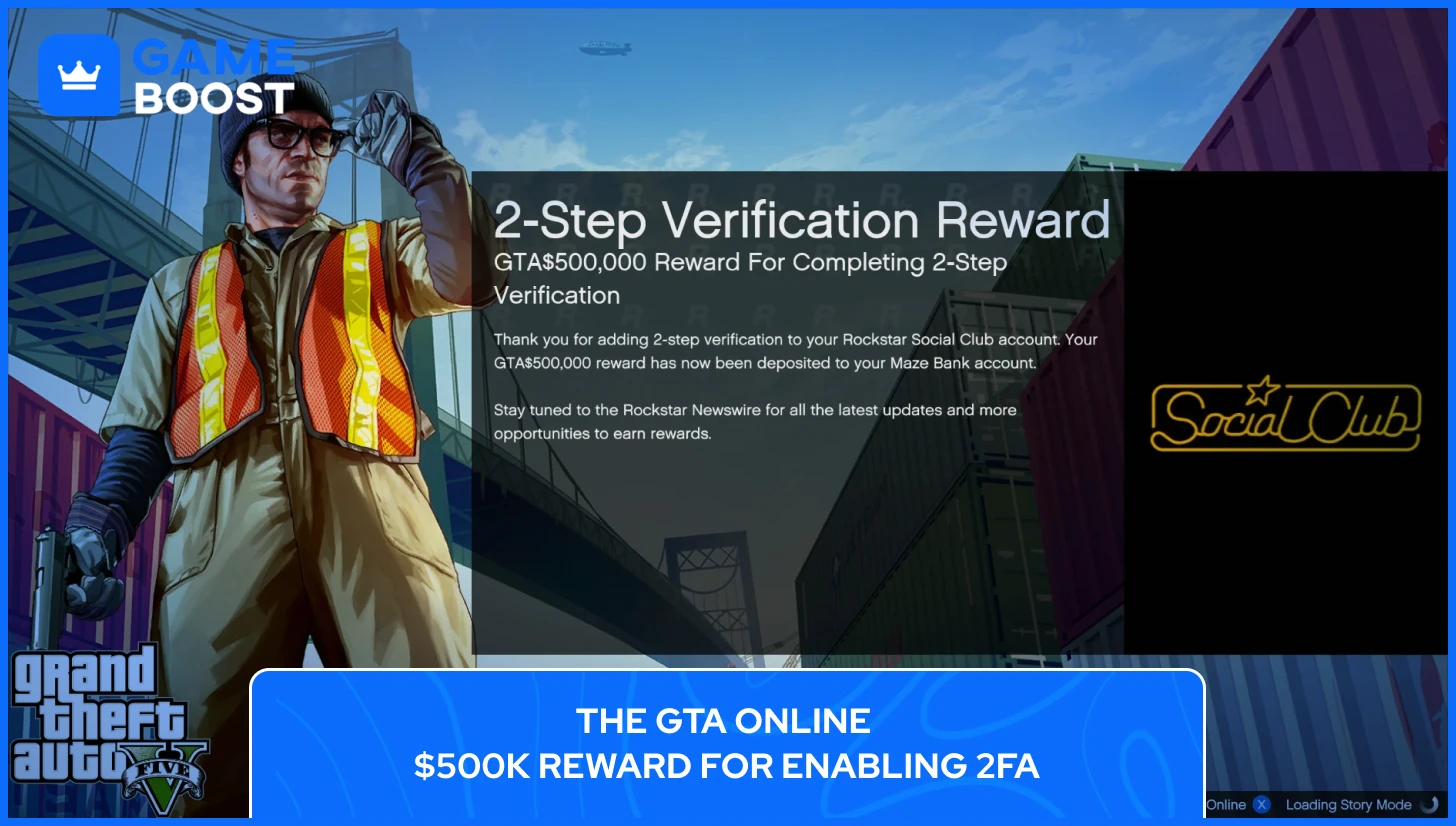 gta 5 enabled 2fa reward