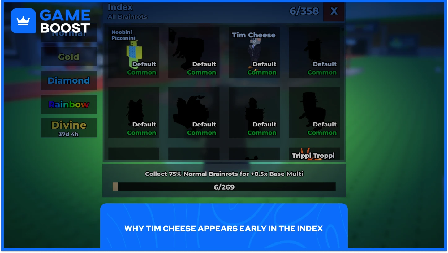 steal a brainrot tim cheese