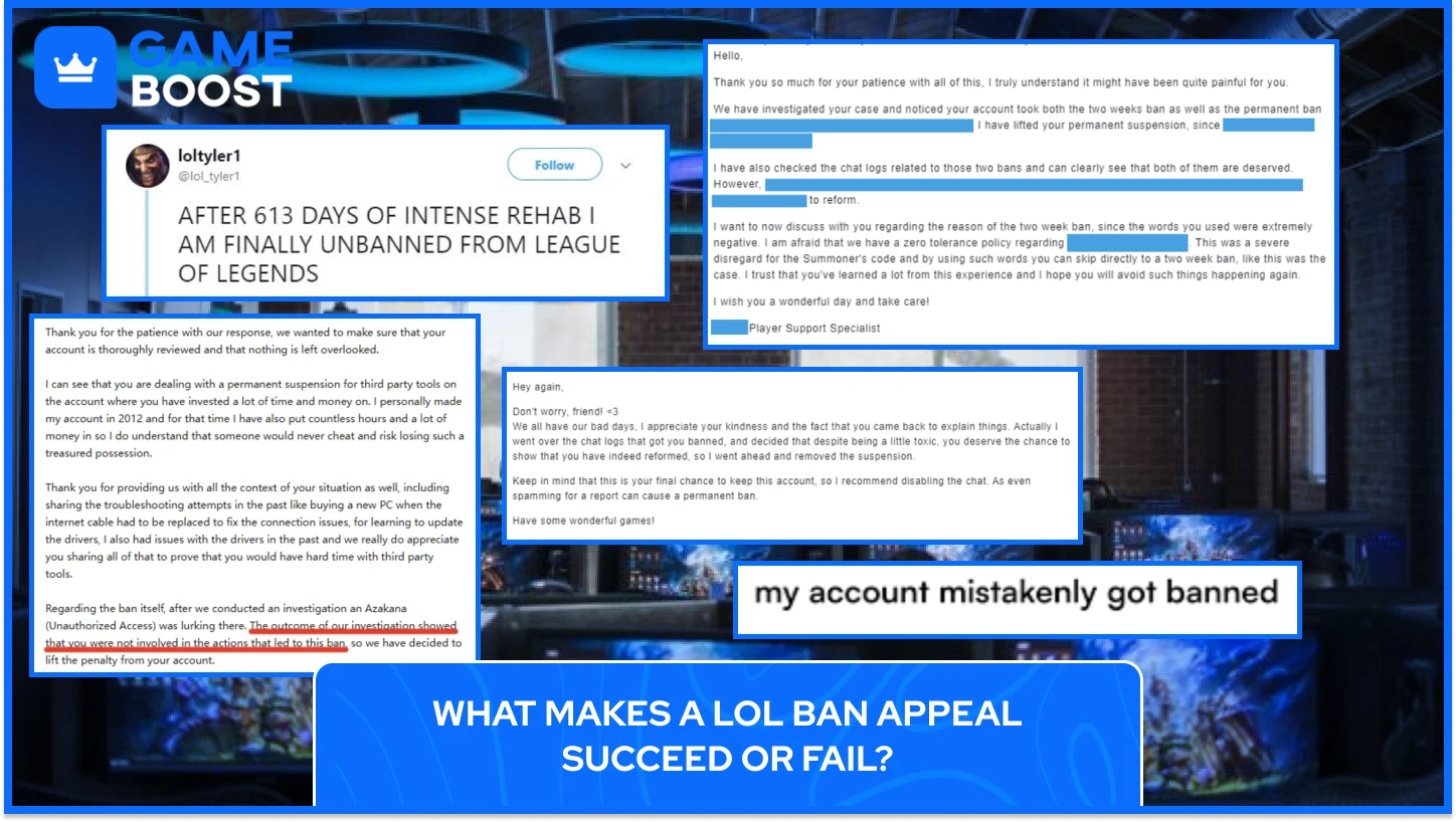 LoL Ban Appeal Succees