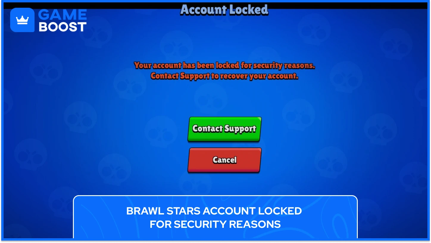 compte brawl stars verrouillé