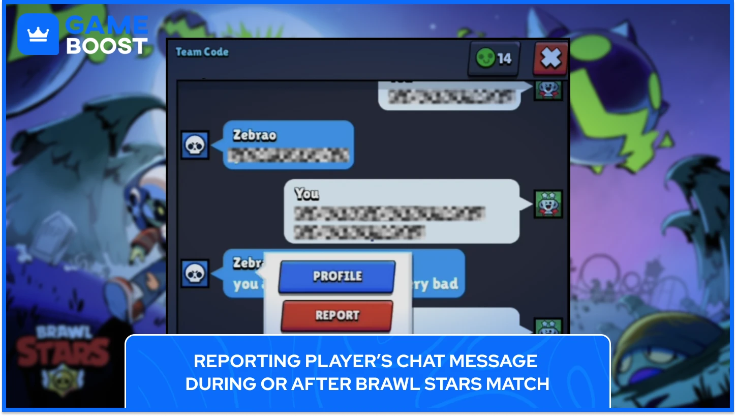Zgłaszanie czatu w Brawl Stars