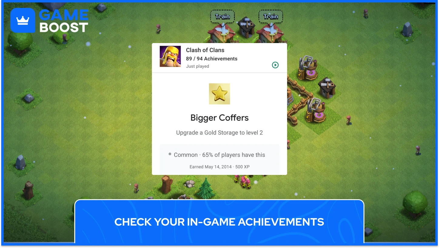 Clash of Clans Account age Bigger Coffers