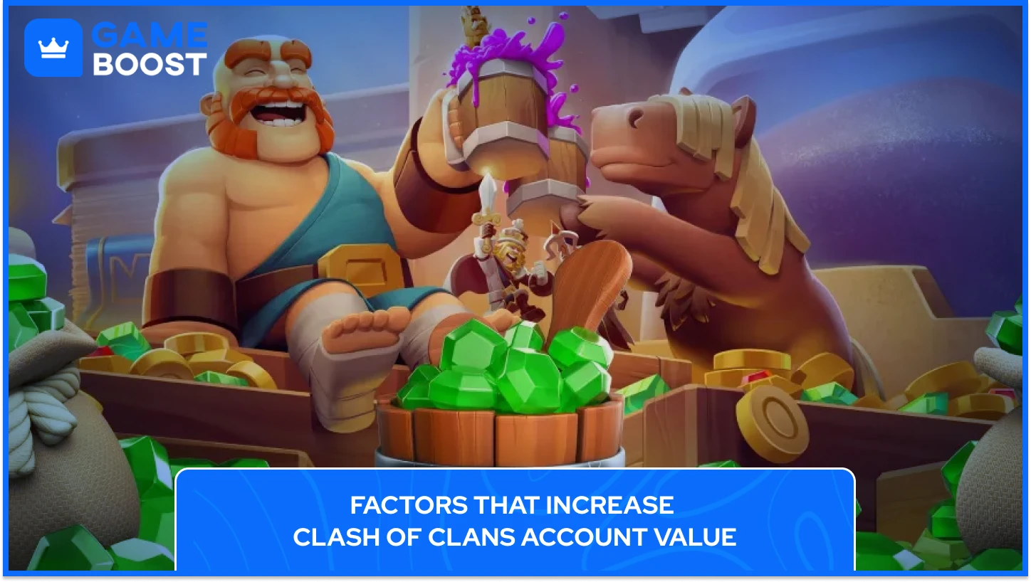 Valoarea contului Clash of Clans