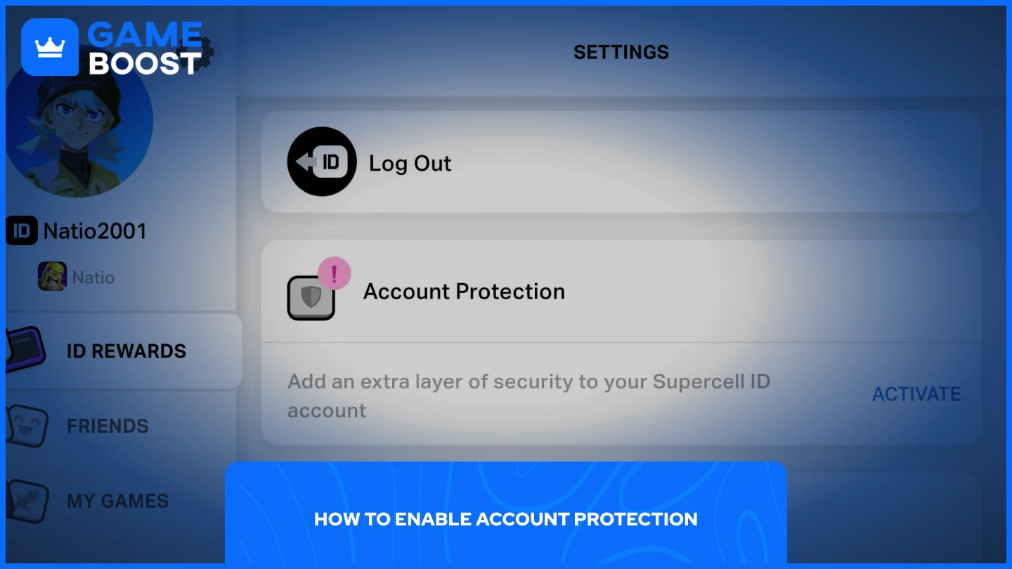 超级细胞账号设置图