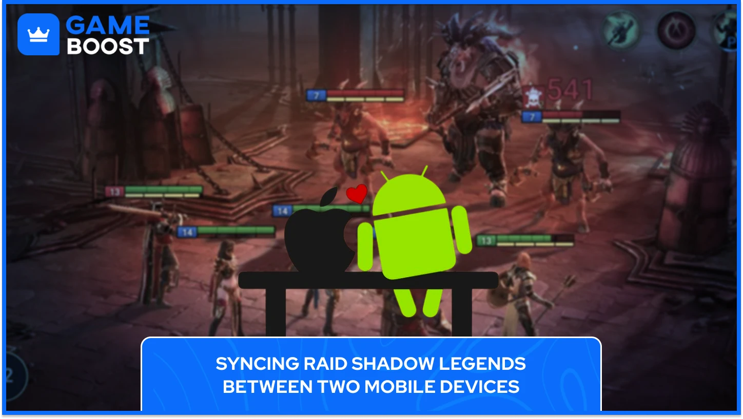 Raid Shadow Legends hesaplarının senkronizasyonu