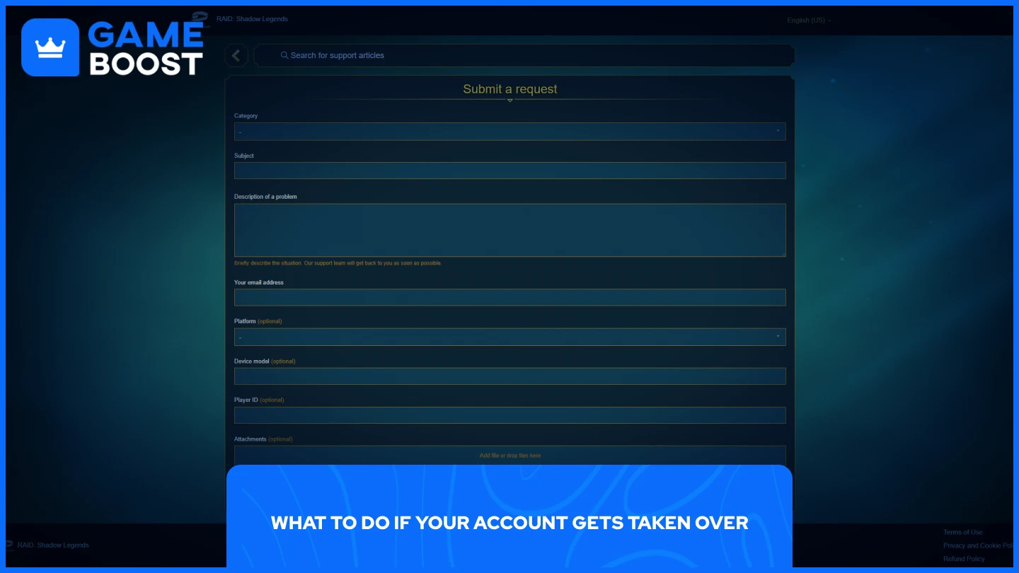 a picture of Plarium support ticket