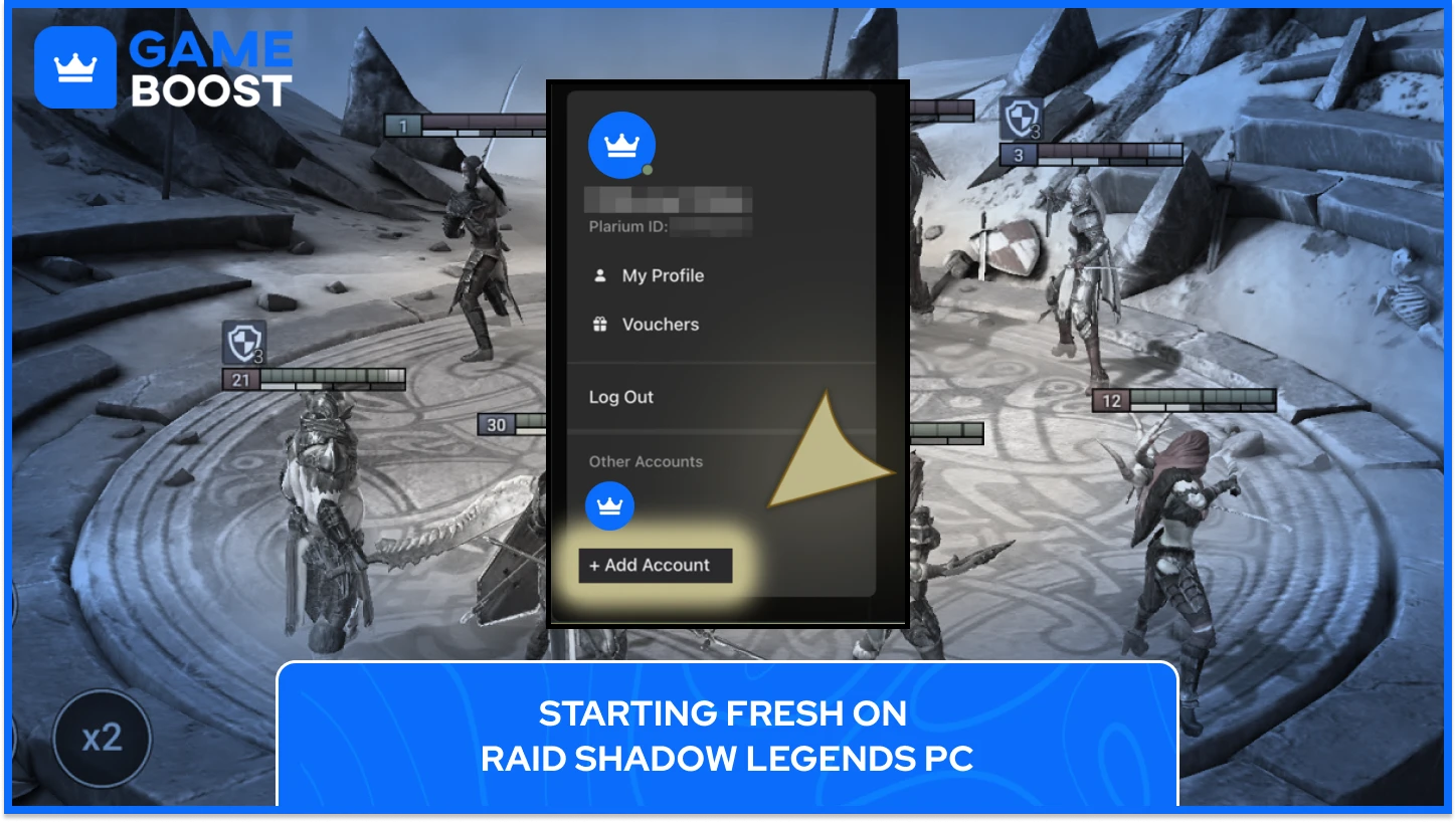  Reset  Raid Shadow Legends Account pc