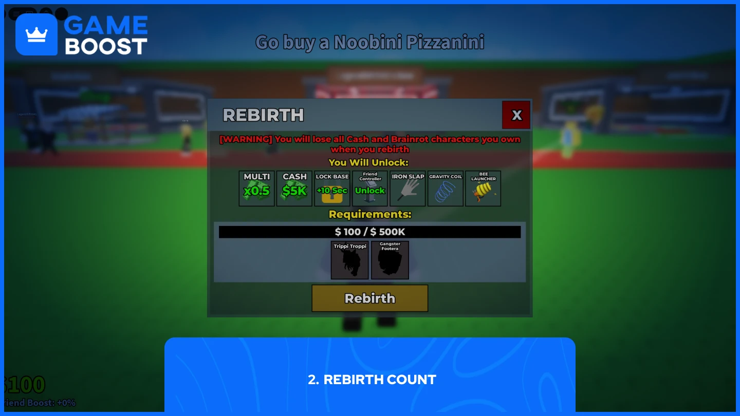 una imagen de Steal a Brainrot rebirth