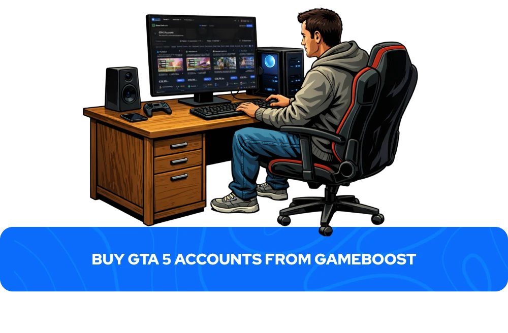 Buy GTA 5 Accounts from GameBoost.com