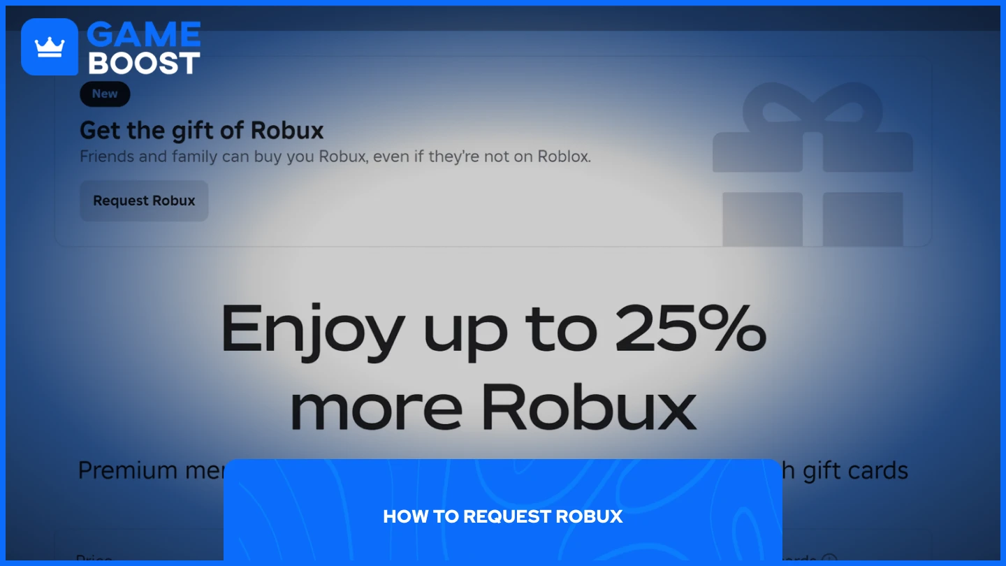 una imagen de la función de solicitar Robux