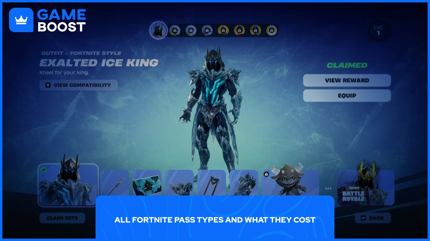 a picture of the ice king skin in fortnite