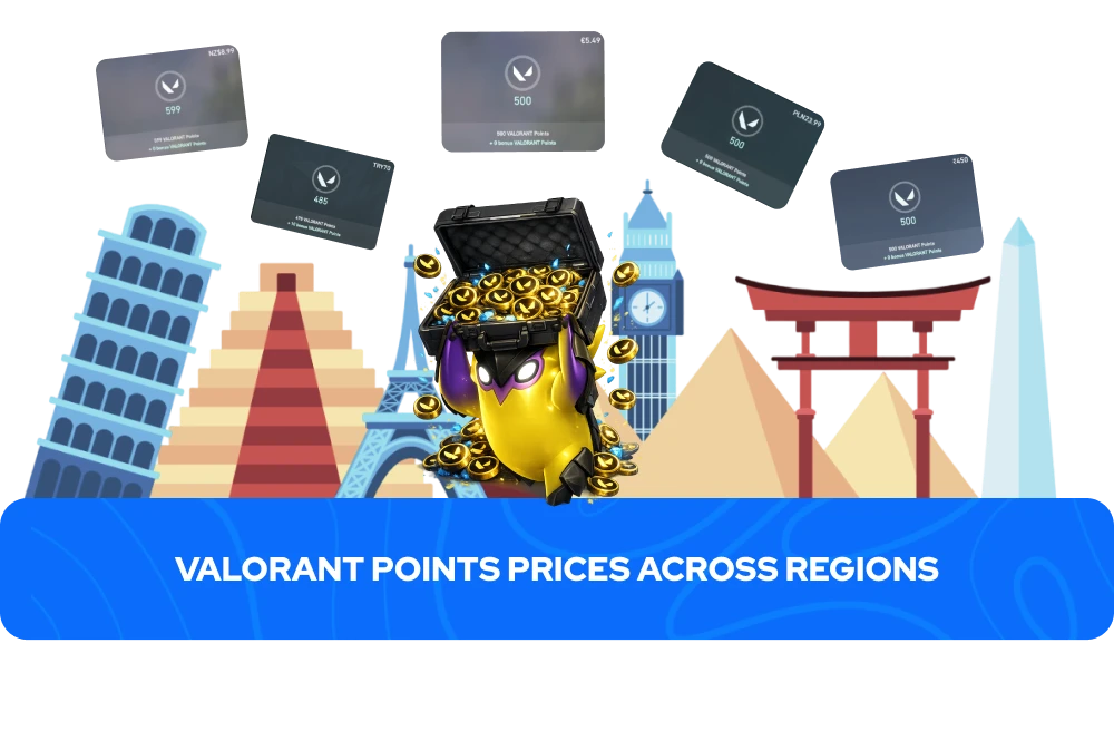 Precios de Valorant Points en Diferentes Regiones
