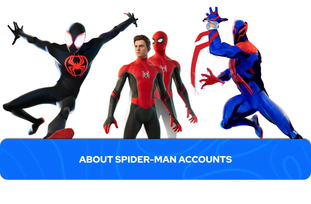 About Spider-Man accounts banner