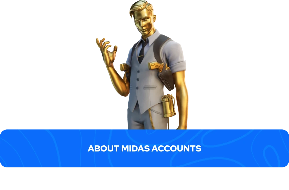 about Midas accounts banner