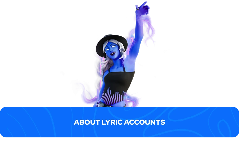 about Lyric accounts banner