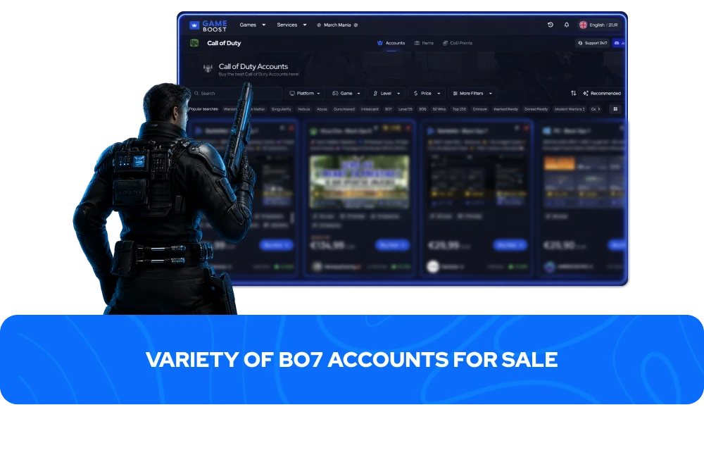 Variety of BO7 Accounts for Sale