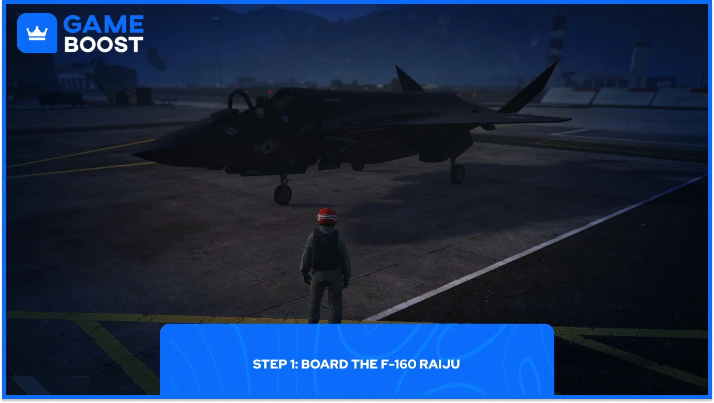 GTA 5 F-160 Raiju boarding