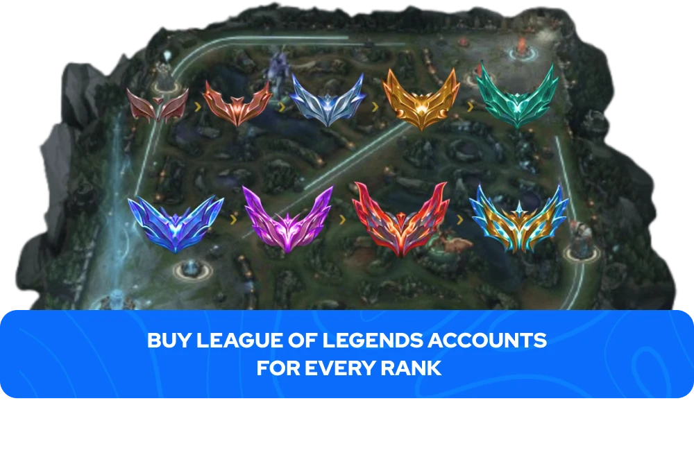 Compra cuentas de League of Legends para cada Rank