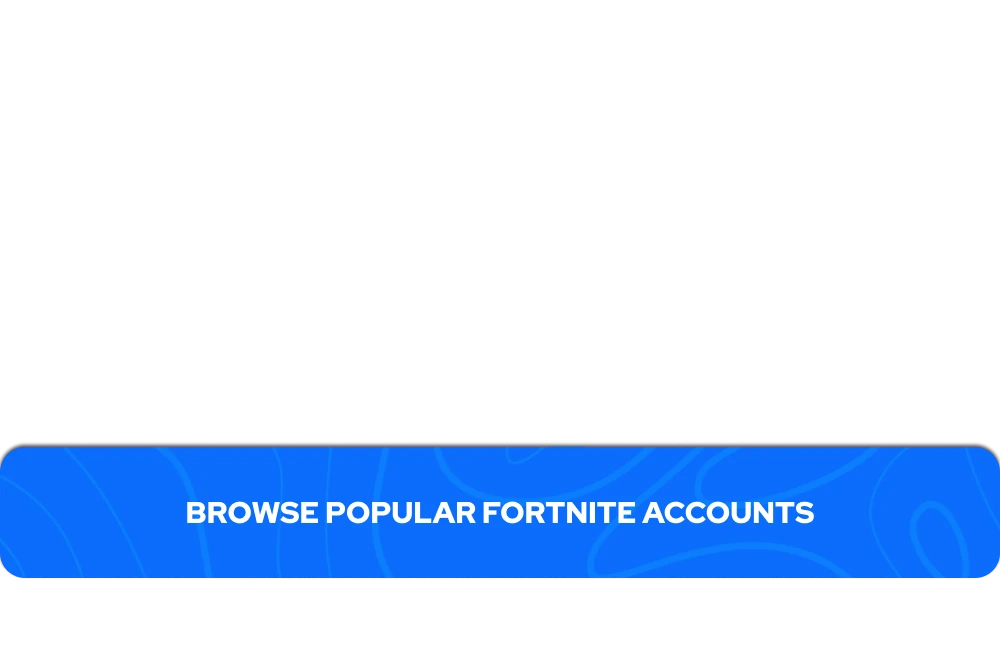 Популярные аккаунты Fortnite баннер