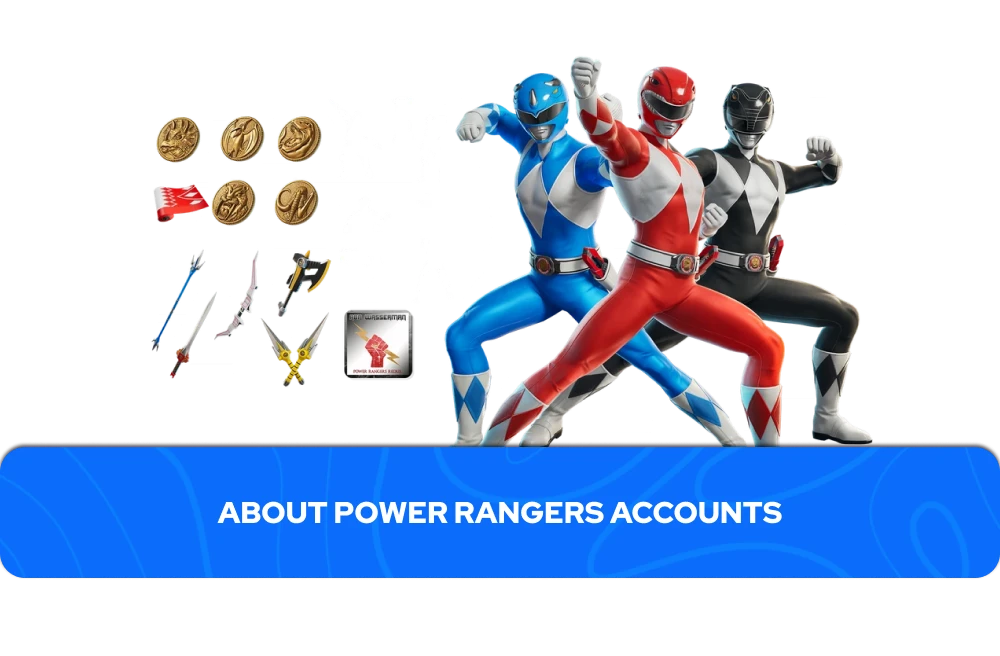 About Power Rangers accounts banner
