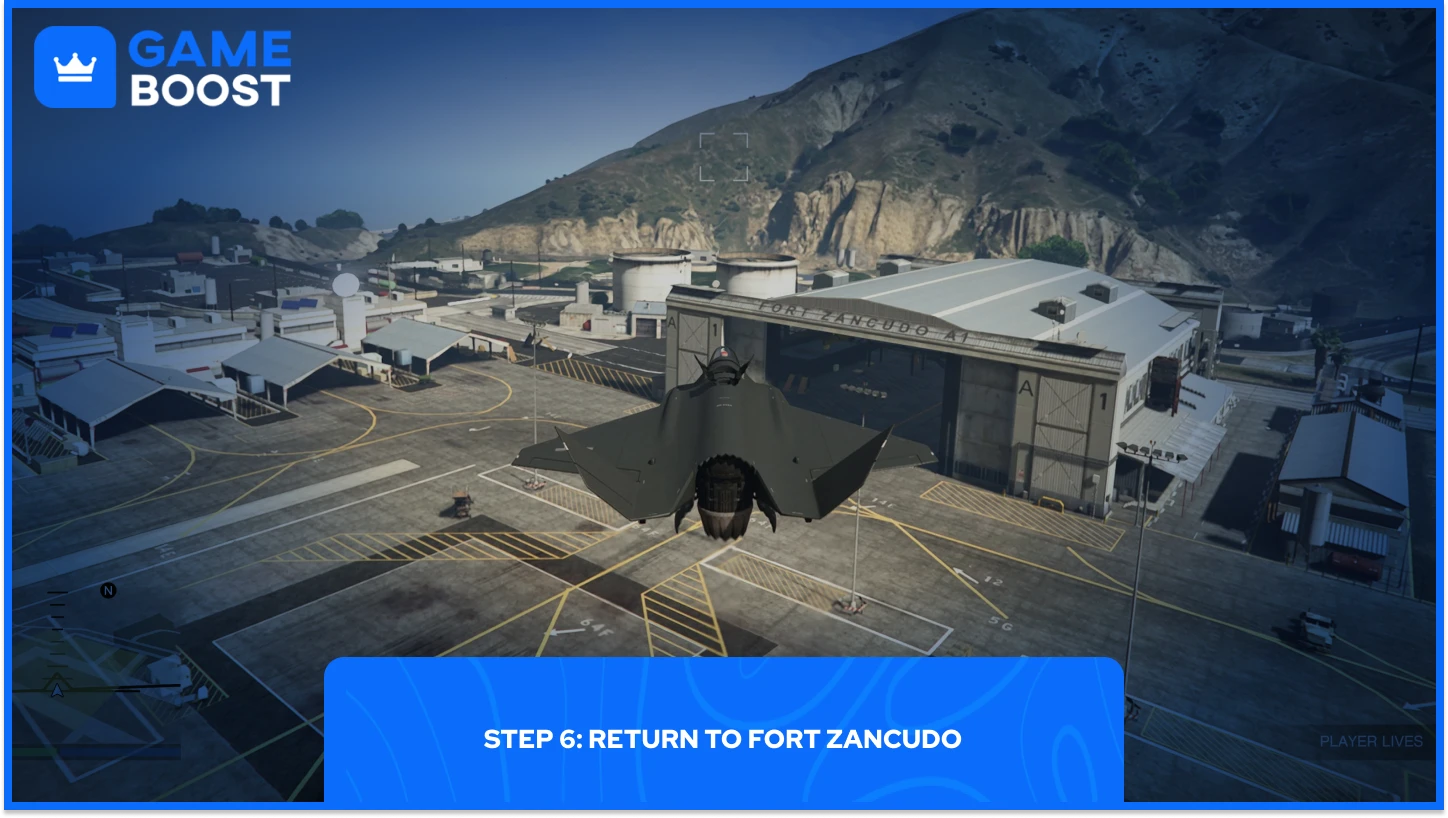 GTA 5 F-160 Raiju inişi