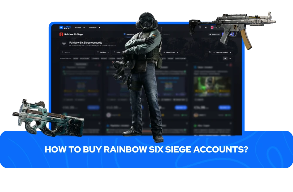Hur man k&ouml;per Rainbow Six Siege-konton