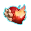 clash of clans fire heart